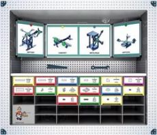 Конструктор Десятое Королевство металл №2 Школьный 02050 деталей - 132 шт.