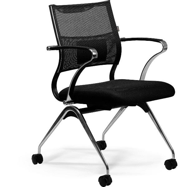 Кресло офисное МЕТТА Sit Air M4-290K - YP99+UMF(X1) /Km00/Wh00/K15cUMF(F53.W01) [z509344814] на полозьях, сетка, черный