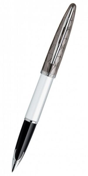 Ручка перьевая WATERMAN Carene (S0944640) Contemporary White ST (F) перо золото 18K