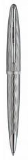 Ручка роллер WATERMAN Carene (S0909870) Essential Silver ST (F) чернила: черный латунь блестящий хром